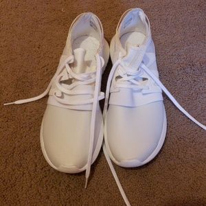 White adidas sneakers